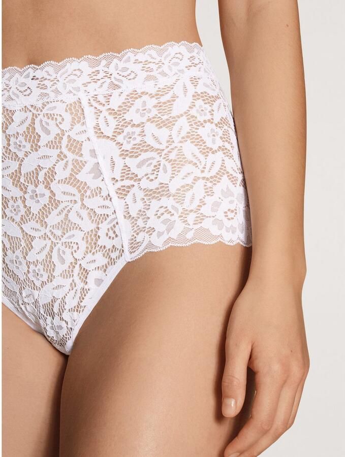 CALIDA High-waist-slip Natural Comfort Lace zacht speels kant elastisch extra brede band comfortabel - Foto 6