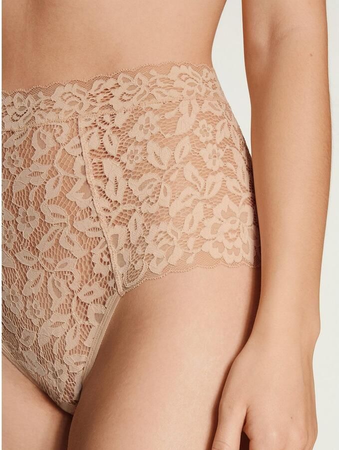 CALIDA High-waist-slip Natural Comfort Lace zacht speels kant elastisch extra brede band comfortabel - Foto 7