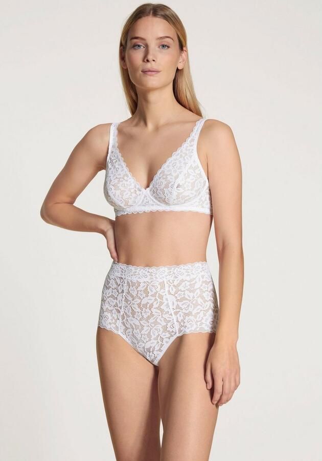 CALIDA High-waist-slip Natural Comfort Lace zacht speels kant elastisch extra brede band comfortabel - Foto 10