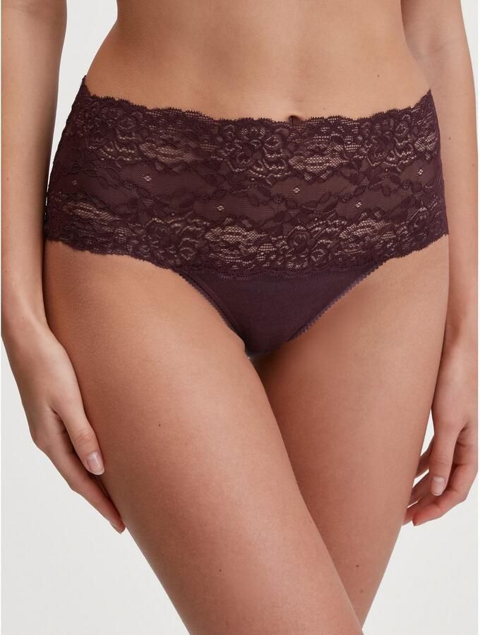 CALIDA High-waist-slip Sensual Secrets brede kanten band viscosemix single jersey elastisch zacht - Foto 4