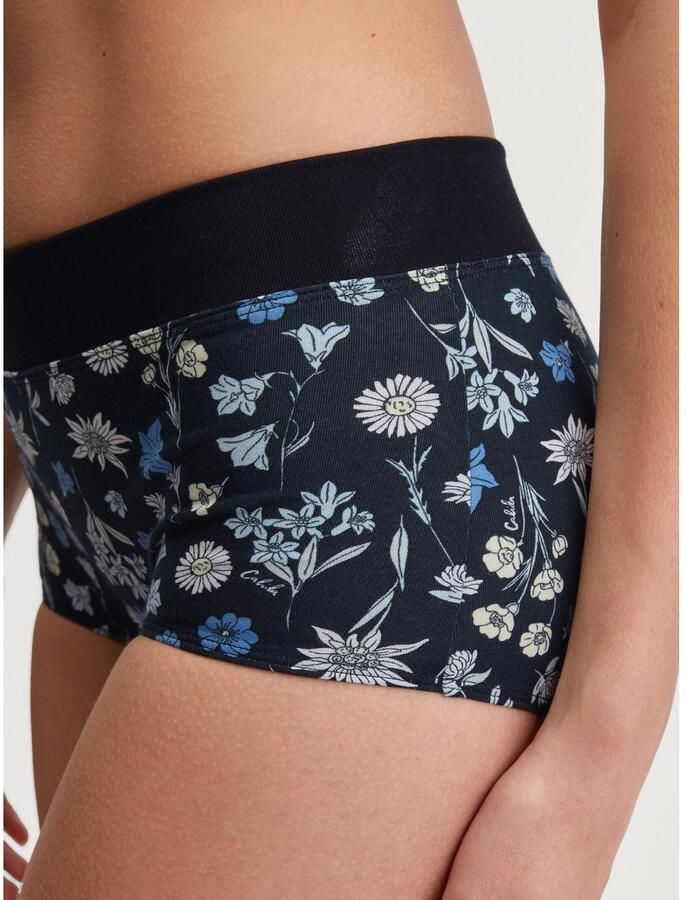 CALIDA Hipster Elastic Trend met bloe print - Foto 2