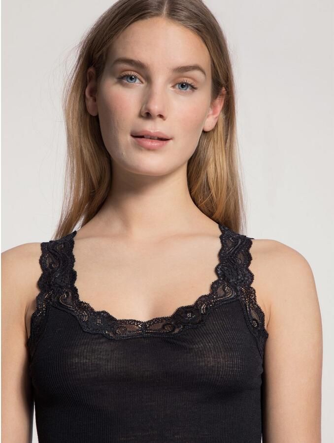 CALIDA Kanten top Richesse Lace edele kanten rand fijne ribkwaliteit verwarmend(1 stuk) - Foto 3