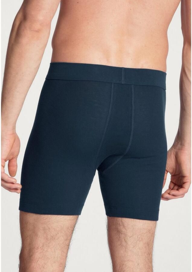 CALIDA Lange boxershort Cotton 1:1 elastische zachte band opening fijne ribkwaliteit lange pijp - Foto 5