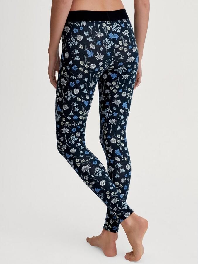 CALIDA Legging Elastic Trend bloe print katoenmix zachte elastische band comfortabel - Foto 6