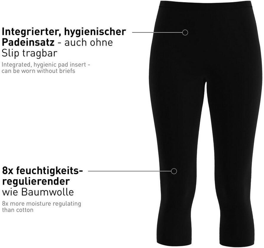 CALIDA Legging Natural Comfort 3 4-lengte single jersey kwaliteit elastisch pillingarm zacht
