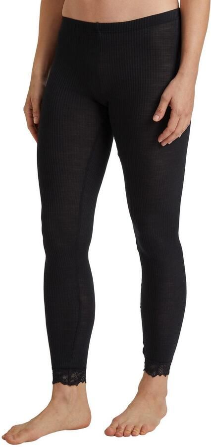 CALIDA Legging Silky Wool Joy met kanten zoom elastisch verwarmend fijnribkwaliteit - Foto 8