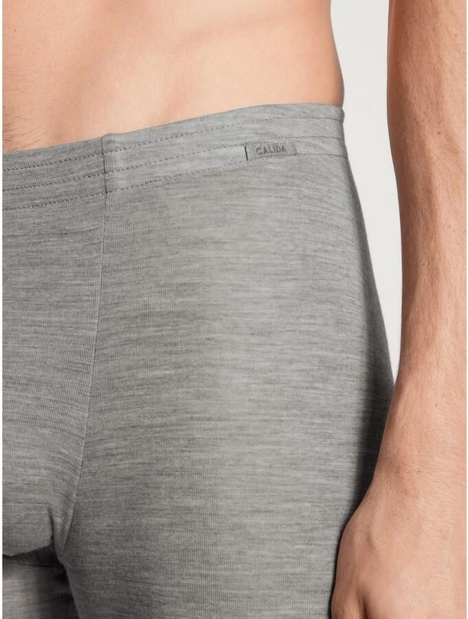 CALIDA Legging Wool & Silk verwarmend ademend fijnrib-kwaliteit melè-optiek zacht