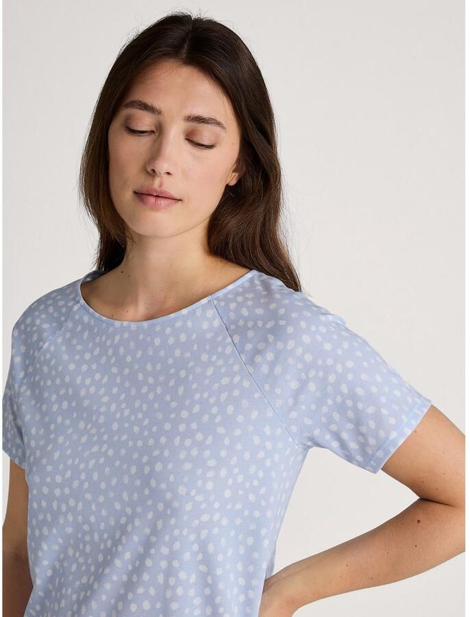 CALIDA Nachthemd Favourites Sleep Pure Cotton interlock-kwaliteit korte mouw zacht comfortabel - Foto 3
