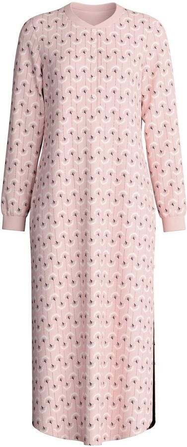 CALIDA Nachthemd Midnight Flowers Knoopsluiting heavy interlock puur katoen verwar d comfortabel - Foto 6