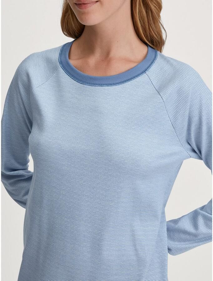 CALIDA Nachthemd Midnight love Lange mouw verwar d katoen interlock-kwaliteit