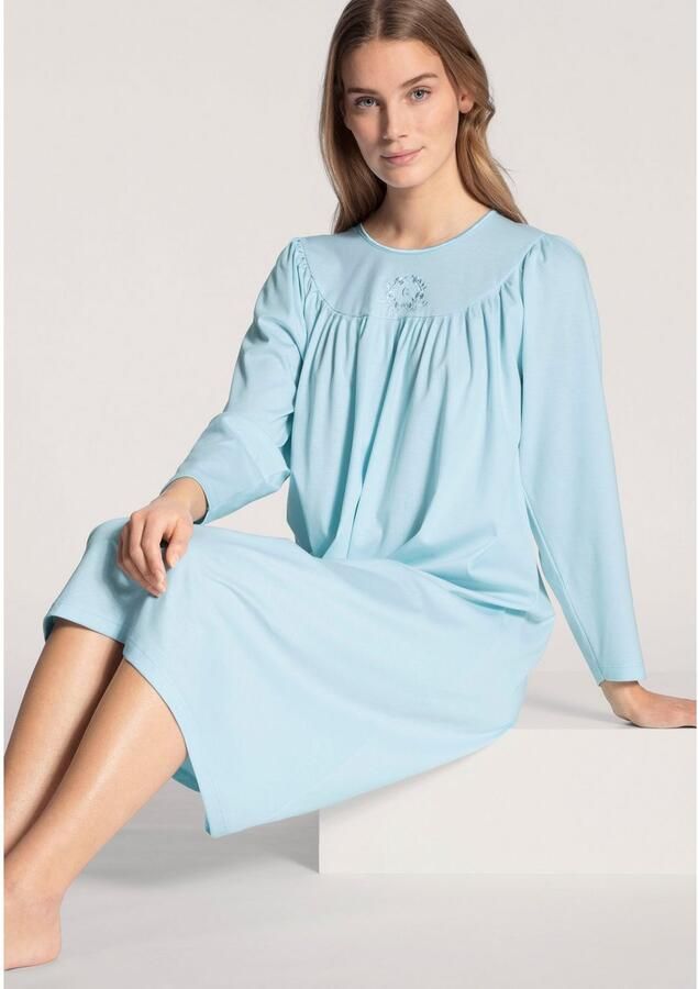 CALIDA Nachthemd Soft Cotton Raglanmouwen lange mouw interlock-kwaliteit ronde hals vrouwelijk (set 1-delig 1-delig) - Foto 5