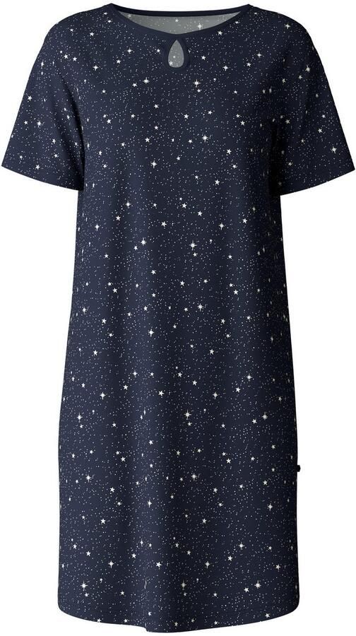 CALIDA Nachthemd Sweet Dreams rechte snit katoen interlock-kwaliteit korte mouw - Foto 6