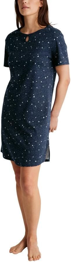 CALIDA Nachthemd Sweet Dreams rechte snit katoen interlock-kwaliteit korte mouw - Foto 7