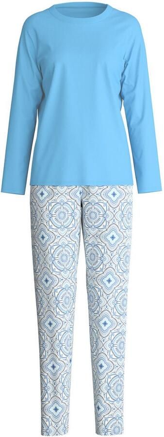 CALIDA Pyjama Cotton Special Lange mouw comfortabel katoen ronde hals (2-delig) - Foto 2