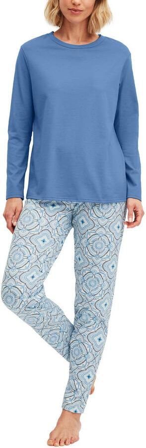 CALIDA Pyjama Cotton Special Lange mouw comfortabel katoen ronde hals (2-delig) - Foto 3