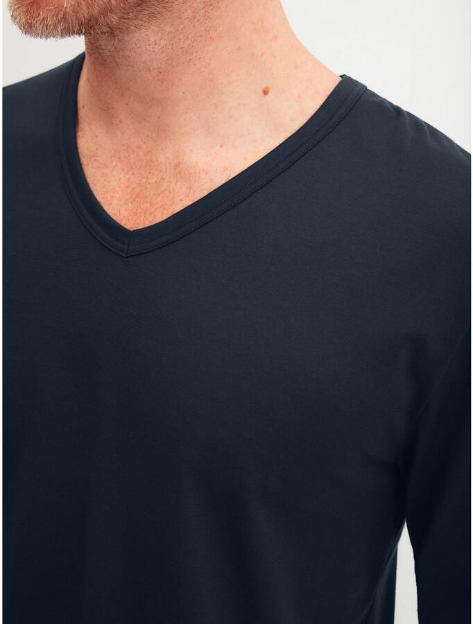 CALIDA Pyjama Cotton Special Lange mouw V-hals comfort fit lange broek (2-delig) - Foto 2