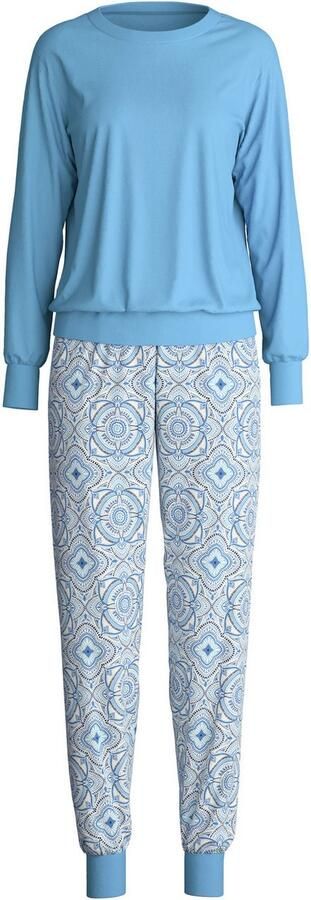 CALIDA Pyjama Cotton Stripes Lange mouw ronde hals losse pasvorm katoen (2-delig) - Foto 5