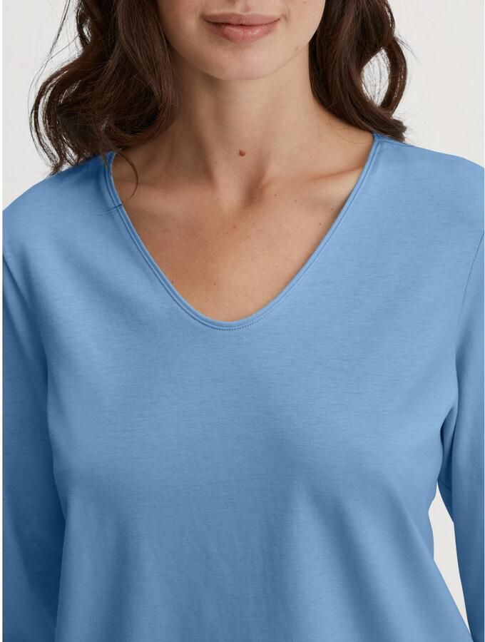 CALIDA Pyjama Graphic Nights V-hals katoen zacht ade d (2-delig) - Foto 2