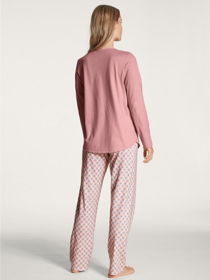 CALIDA Pyjama Lovely Night met knoopsluiting aan de hals (2-delig) - Foto 3