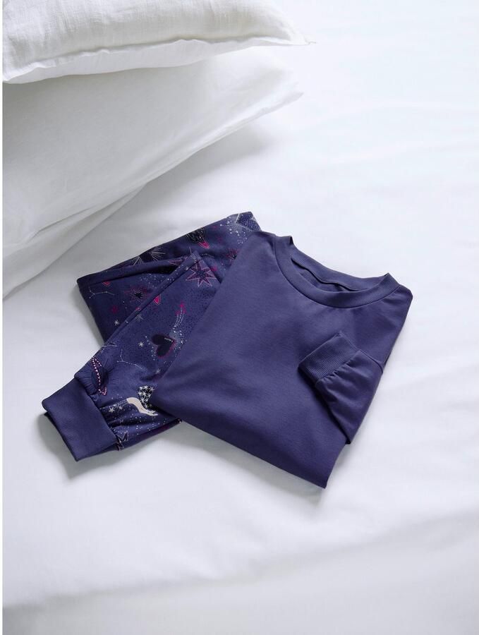 CALIDA Pyjama Mystic Nights Elastische broekband (2-delig) - Foto 4