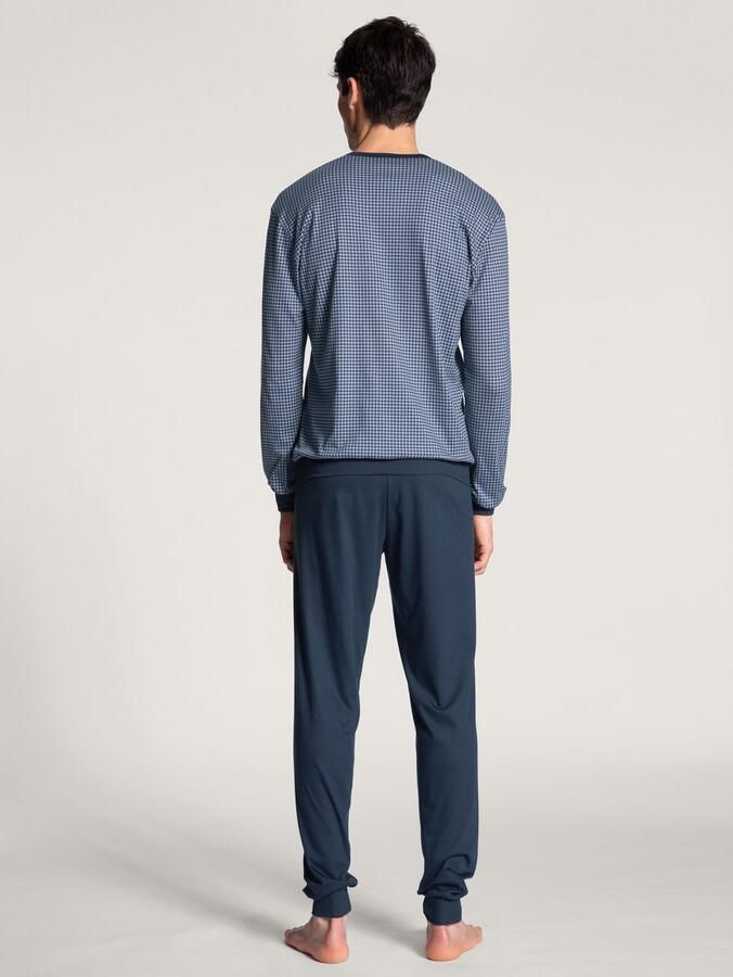 CALIDA Pyjama Relax Choice Katoen lange mouwen borstzak (2-delig) - Foto 3