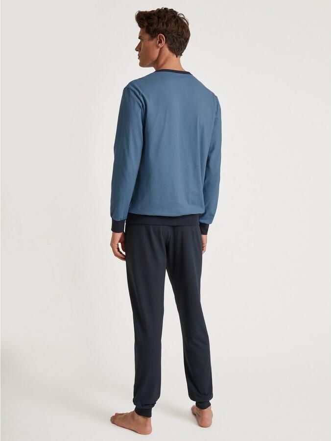 CALIDA Pyjama Relax Essentials met ingesloten ronde halslijn (2-delig) - Foto 5