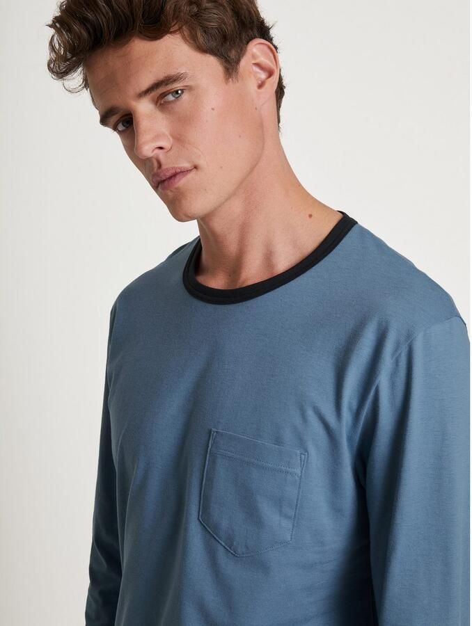 CALIDA Pyjama Relax Essentials met ingesloten ronde halslijn (2-delig) - Foto 4