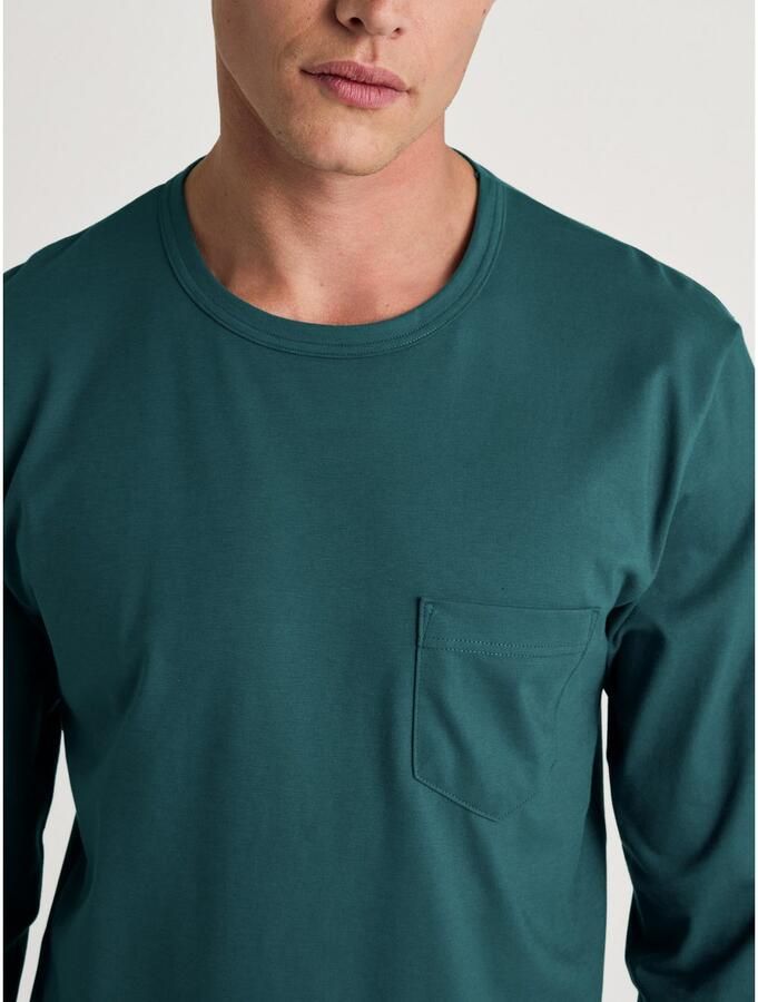 CALIDA Pyjama Relax Essentials met opgestikte borstzak (2-delig) - Foto 2