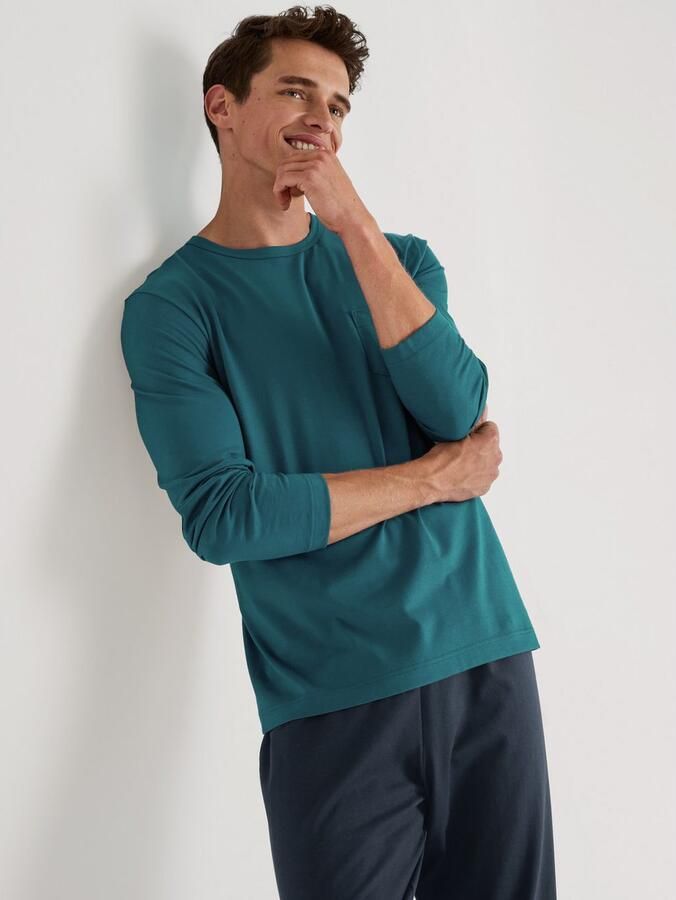 CALIDA Pyjama Relax Essentials met opgestikte borstzak (2-delig) - Foto 4