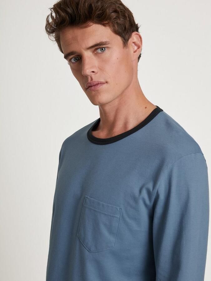 CALIDA Pyjama Relax Essentials met opgestikte borstzak (2-delig) - Foto 4