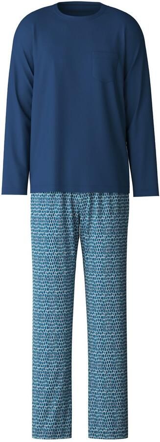 CALIDA Pyjama Relax Imprint 1 Langarm-shirt & broek met rechte pijp (2-delig) - Foto 8