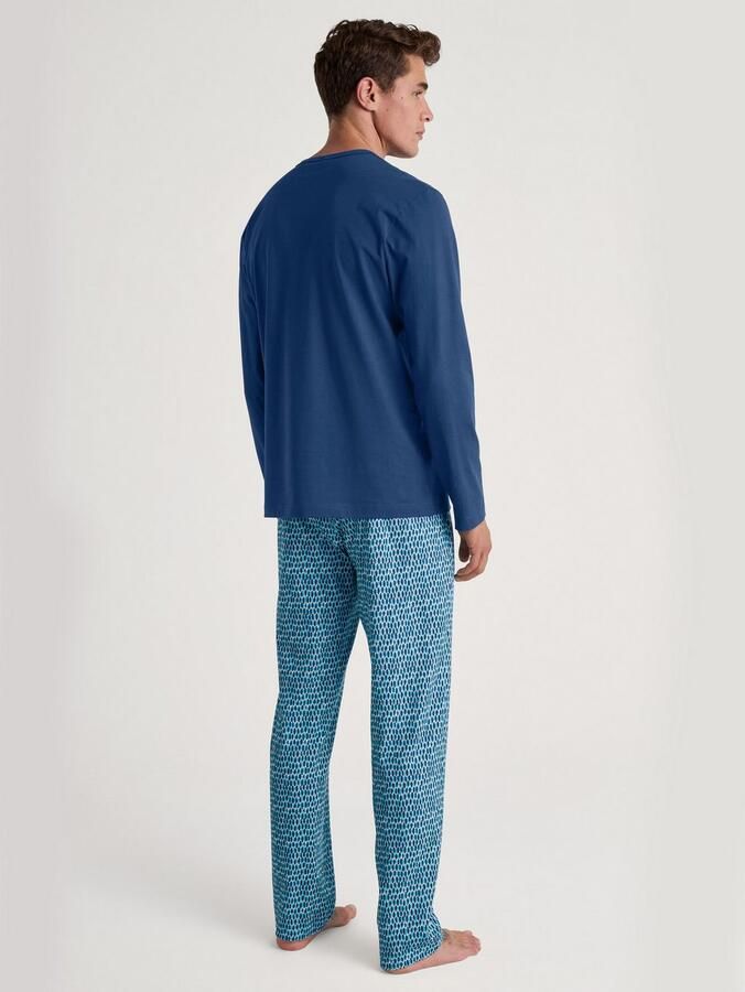 CALIDA Pyjama Relax Imprint 1 Langarm-shirt & broek met rechte pijp (2-delig) - Foto 3