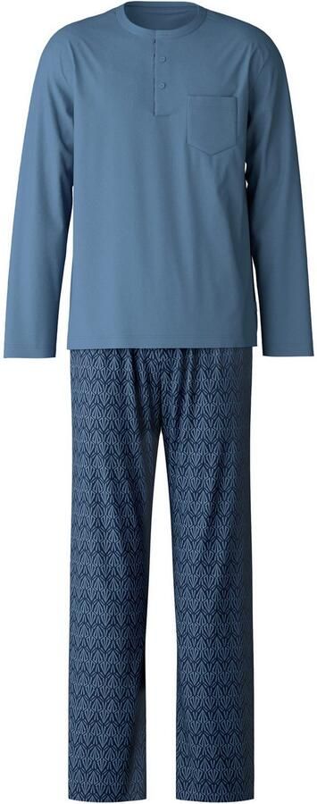 CALIDA Pyjama Relax Imprint 2 met opgestikte borstzak (2-delig) - Foto 7