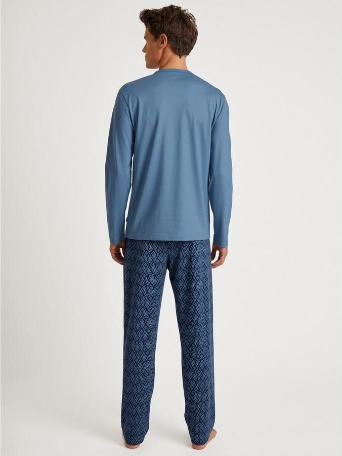 CALIDA Pyjama Relax Imprint 2 met opgestikte borstzak (2-delig) - Foto 5