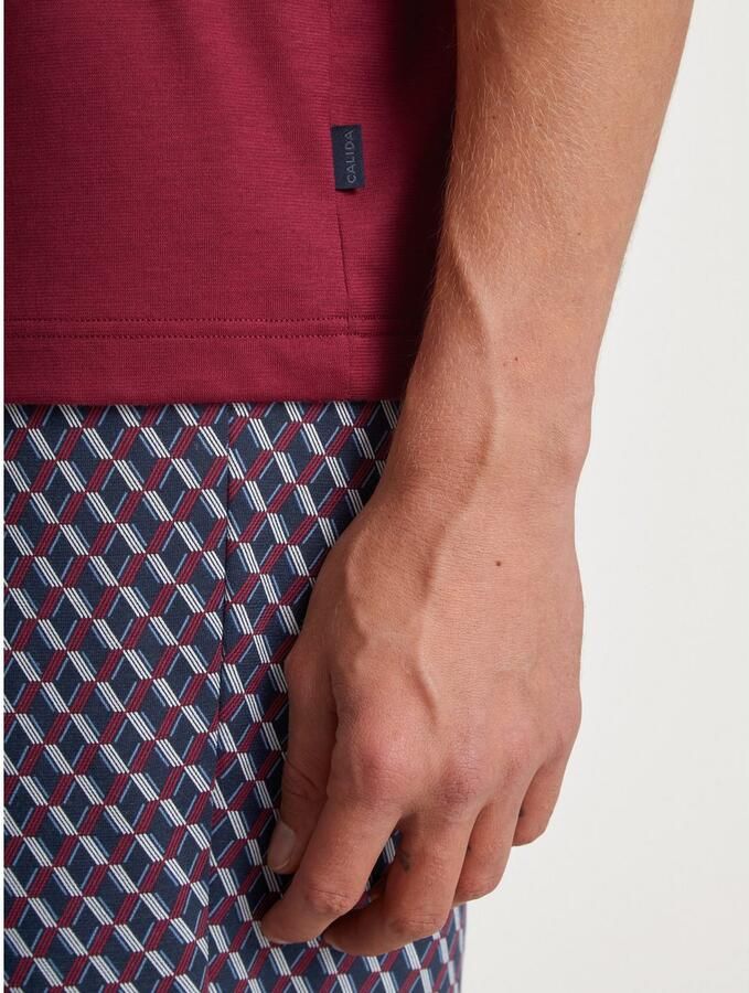 CALIDA Pyjama Relax Imprint met elastische broekband (2-delig) - Foto 4