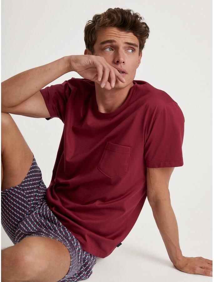 CALIDA Pyjama Relax Imprint met elastische broekband (2-delig) - Foto 2