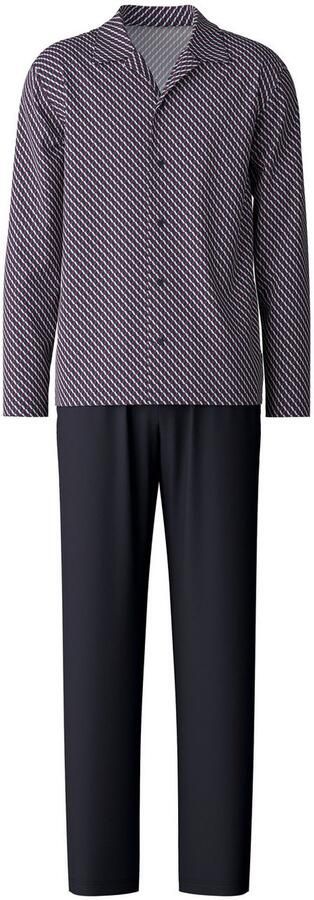 CALIDA Pyjama Relax Imprint met fijne gladde stof voor verhoogd comfort (2-delig) - Foto 7