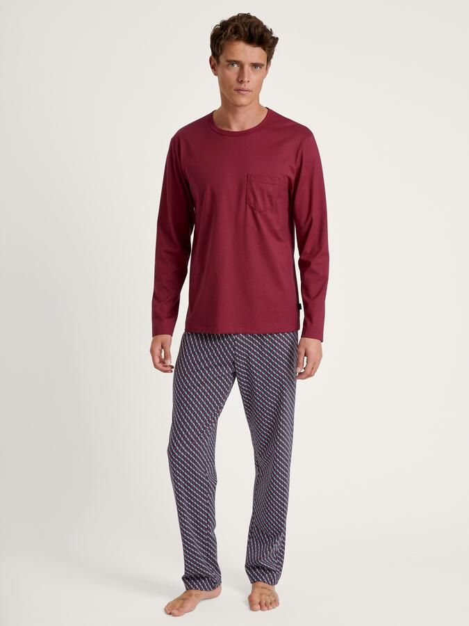 CALIDA Pyjama Relax Imprint met opgestikte borstzak (2-delig) - Foto 9