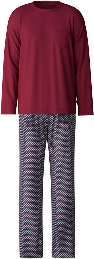 CALIDA Pyjama Relax Imprint met opgestikte borstzak (2-delig) - Foto 8