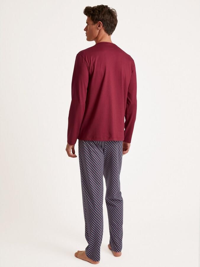 CALIDA Pyjama Relax Imprint met opgestikte borstzak (2-delig) - Foto 5