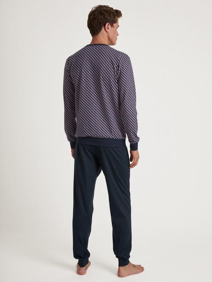 CALIDA Pyjama Relax Imprint met tijdloos design (2-delig) - Foto 4