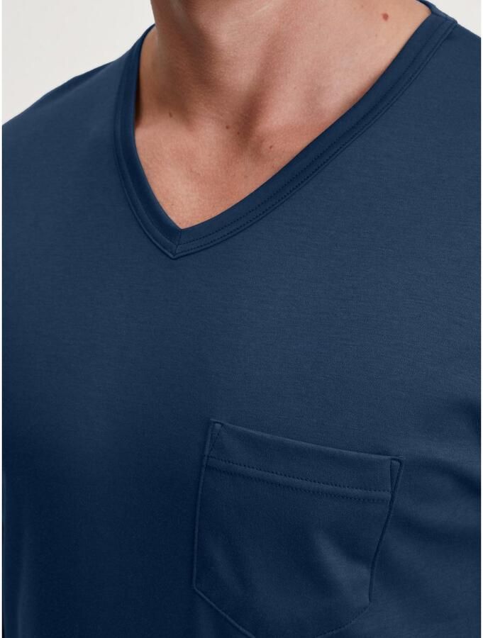 CALIDA Pyjama Relax Streamline 1 ade d zacht v-hals borstzak (2-delig)