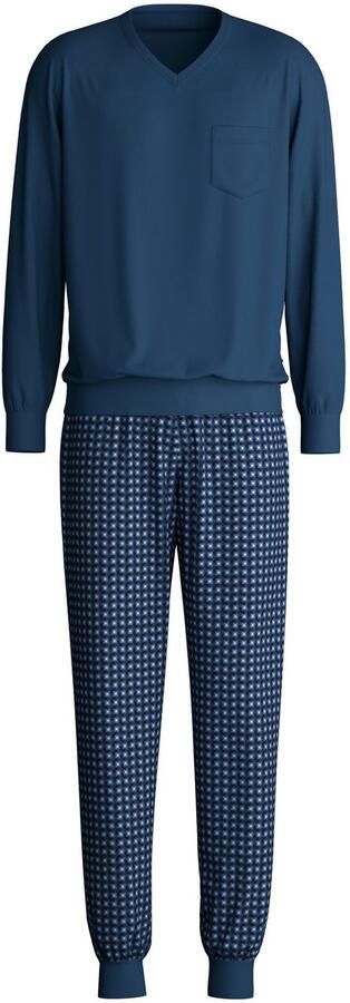 CALIDA Pyjama Relax Streamline 1 ade d zacht v-hals borstzak (2-delig) - Foto 4