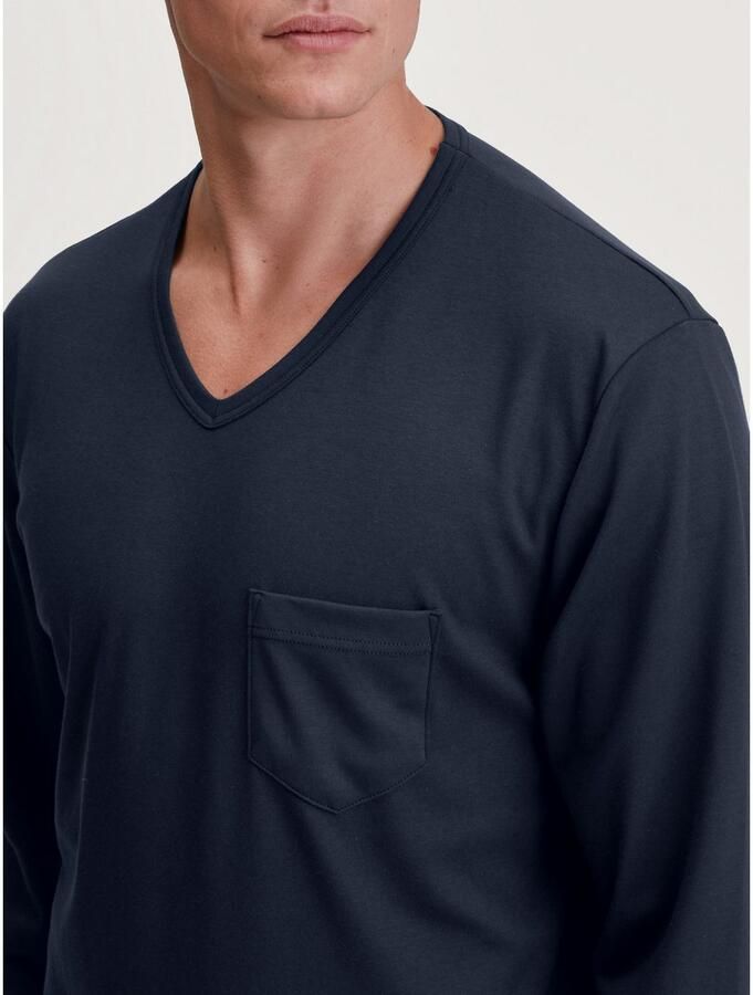 CALIDA Pyjama Relax Streamline met opgestikte borstzak (set 2-delig) - Foto 2