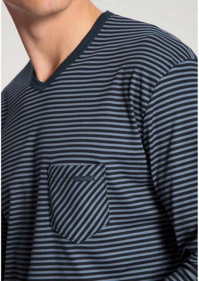 CALIDA Pyjama Relax Streamline met opgestikte borstzak (set 2-delig) - Foto 3