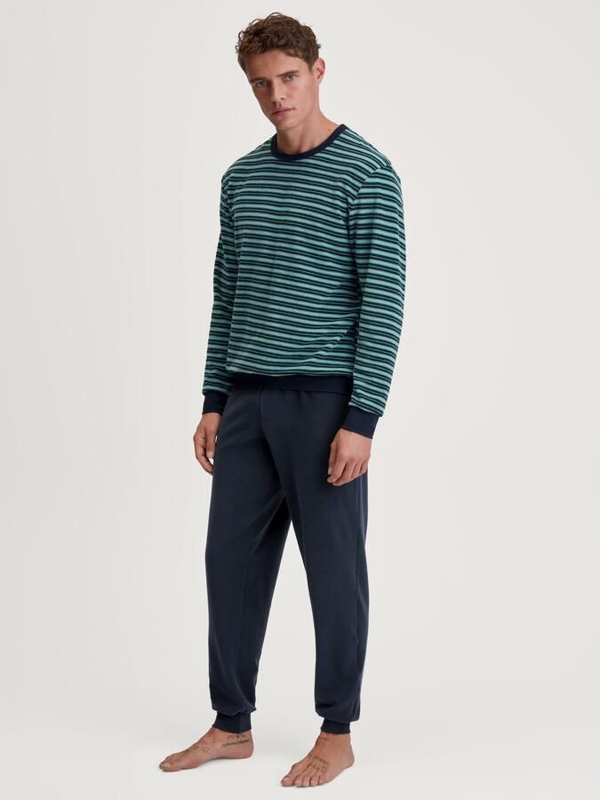 CALIDA Pyjama Relax Terry met klassieke ronde hals (2-delig) - Foto 7