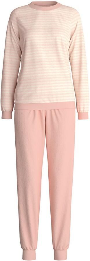 CALIDA Pyjama Soft Dreams Streepjes-design warm zacht badstof-kwaliteit katoenmix (2-delig) - Foto 6