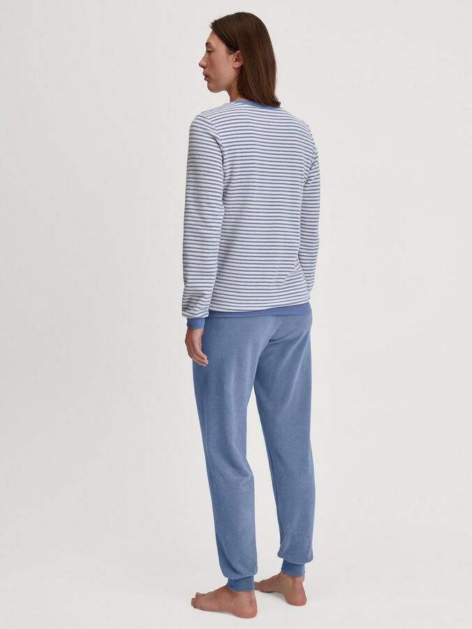 CALIDA Pyjama Soft Dreams Streepjes-design warm zacht badstof-kwaliteit katoenmix (2-delig) - Foto 6