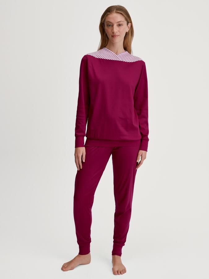 CALIDA Pyjama Soulmate Lange mouw puur katoen zacht comfortabel interlock-kwaliteit (2-delig) - Foto 7