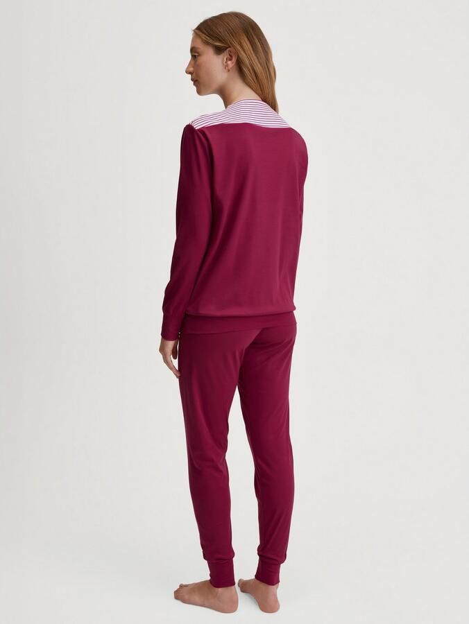 CALIDA Pyjama Soulmate Lange mouw puur katoen zacht comfortabel interlock-kwaliteit (2-delig) - Foto 5